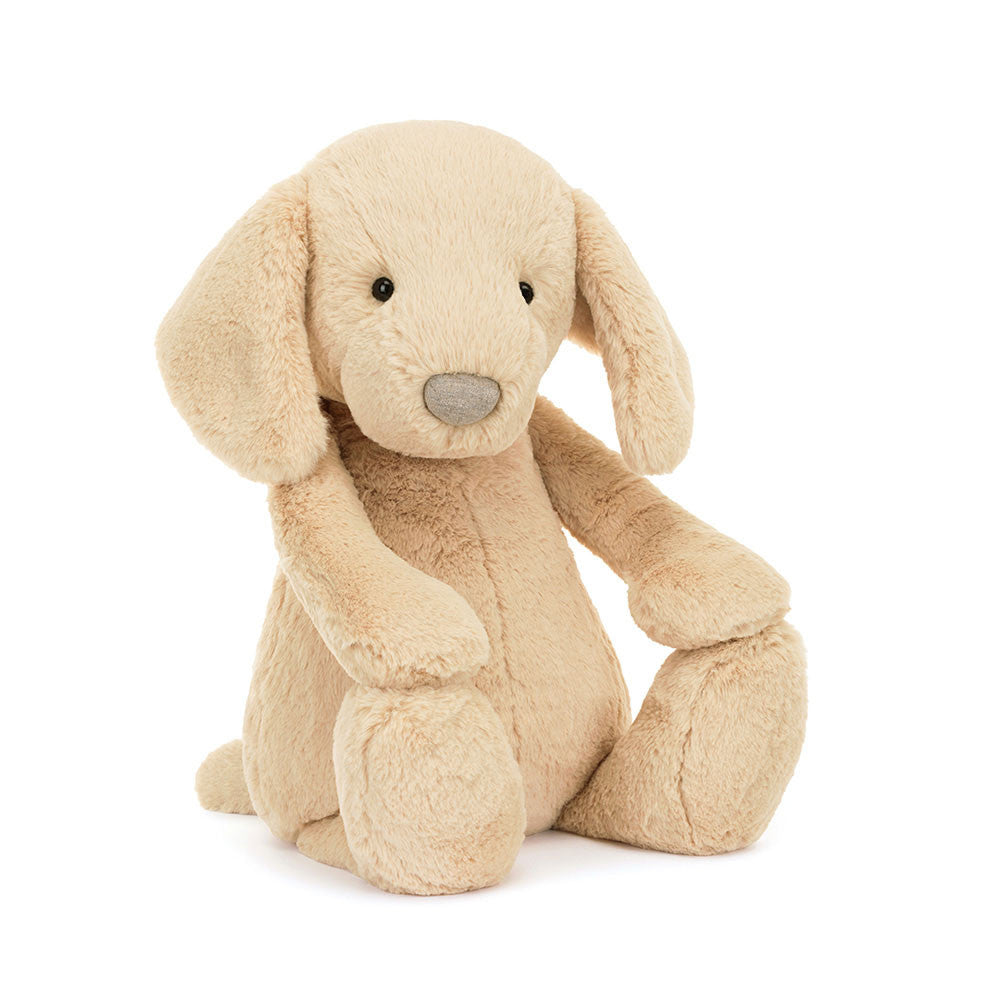 Jellycat Bashful Luxe Puppy Orlando Huge *LIMIT 1* Modern Natural Baby