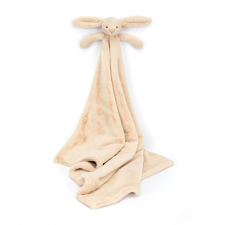 Jellycat Bashful Luxe Bunny Willow Blankie Modern Natural Baby