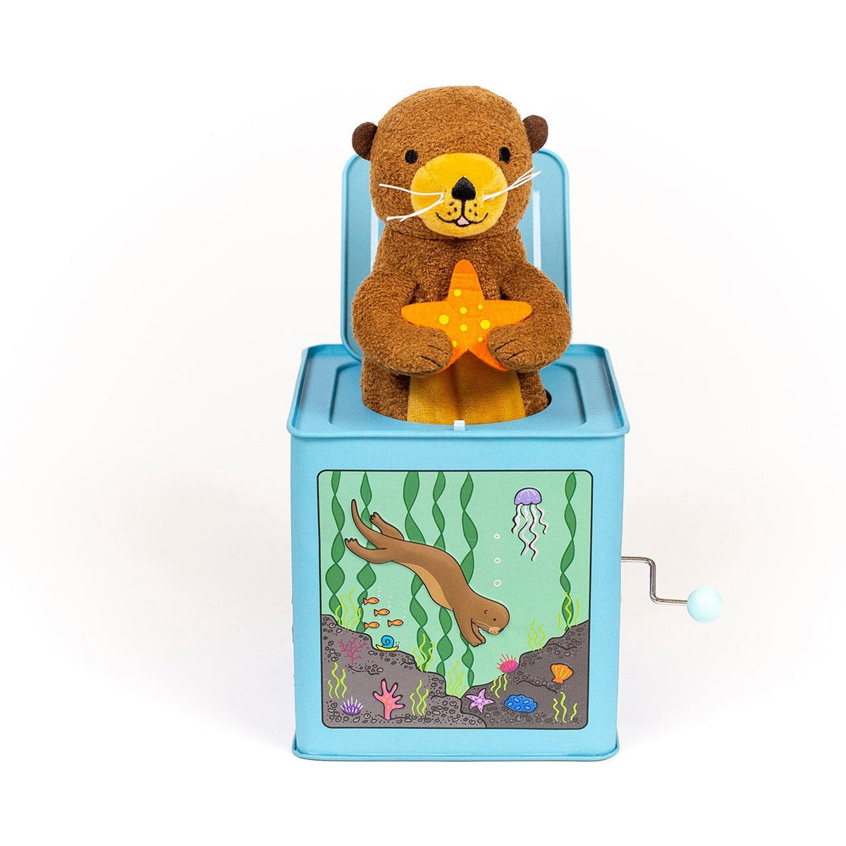 ぬいぐるみ MERRYTHOUGHT MILLENNIUM JACK IN THE BOX Jack Rabbit Creations Dog Jack-In-The-Box – Modern Natural Baby