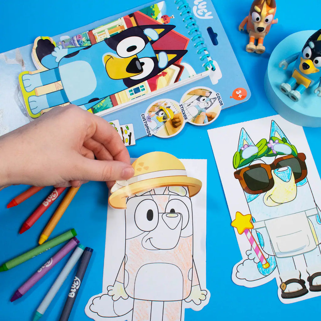 Bluey Sticker Activity Pad | 40+ Stickers – Modern Natural Baby