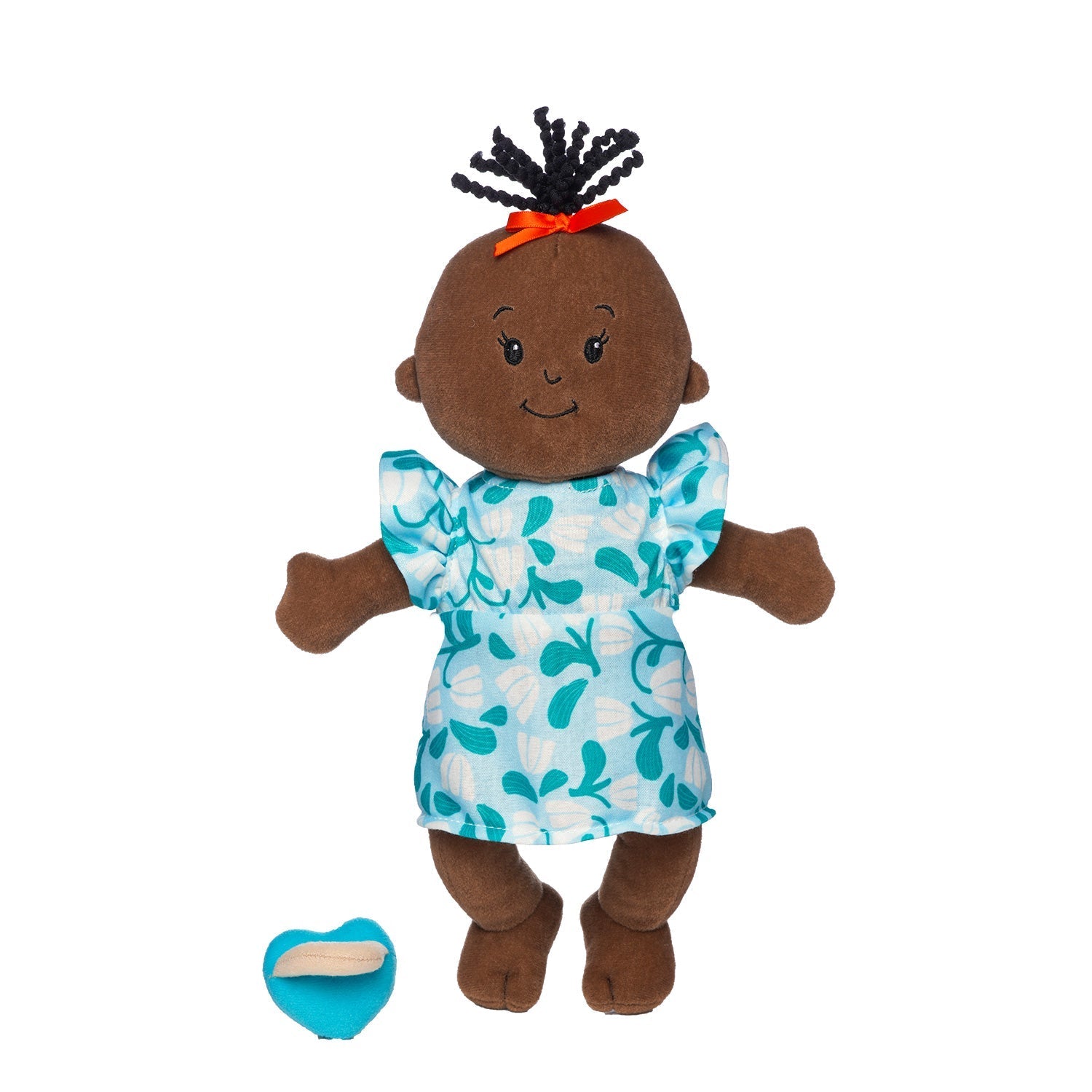 Manhattan Toy Wee Baby Stella Brown with Wavy Black Tuft