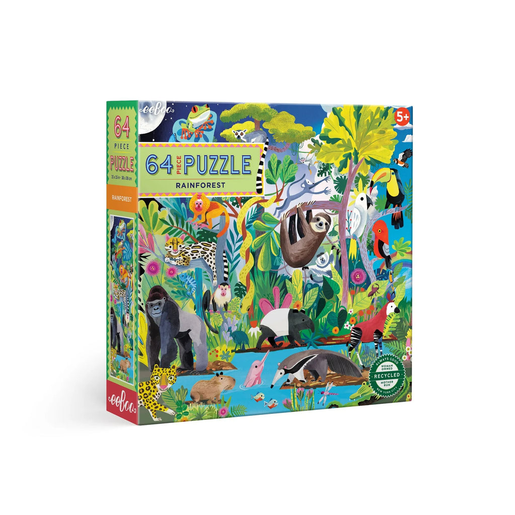 Baby Eeboo eeBoo 64 Piece Puzzle | Rainforest – Modern Natural Baby