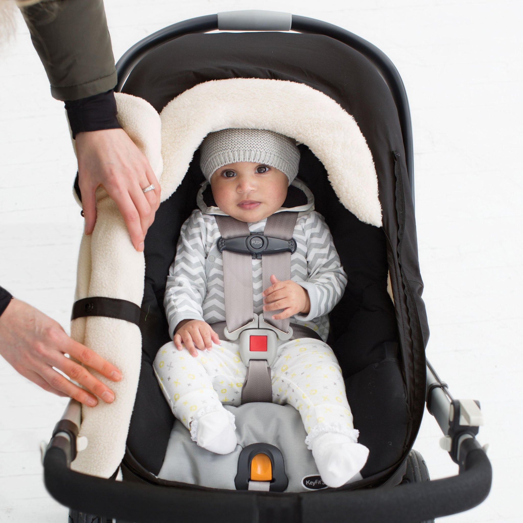 Skip Hop Stroll Go Car Seat Cover Modern Natural Baby