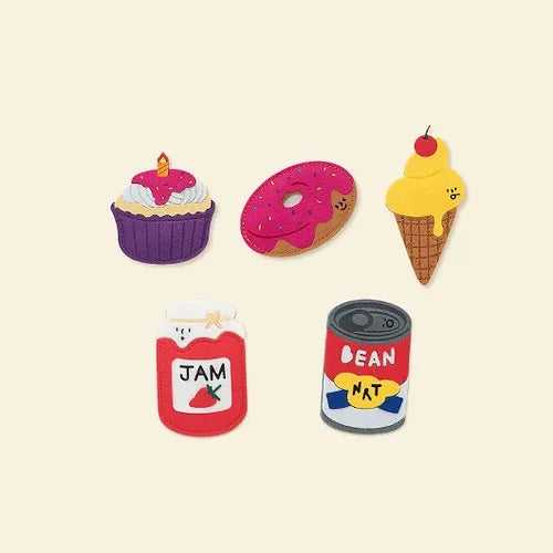 Noriter Noriter Project | Mart Felt Magnet Set – Modern Natural Baby