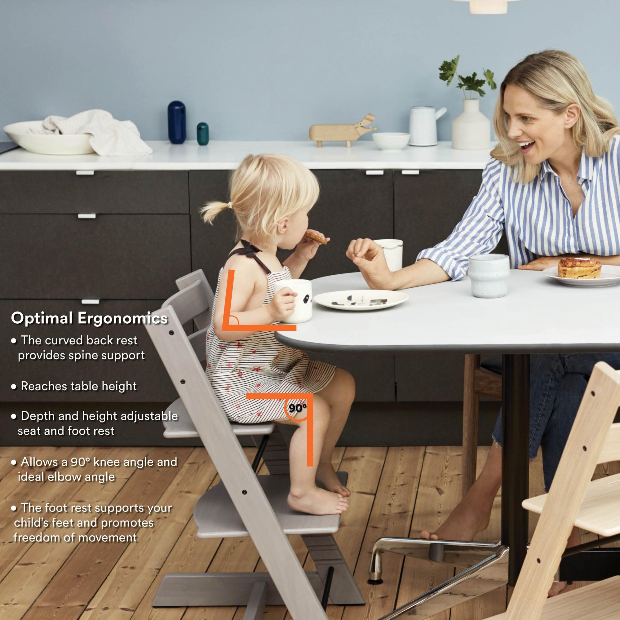 Stokke Tripp Trapp High Chair² Oak with Cushion + Stokke Tray – Modern Natural Baby