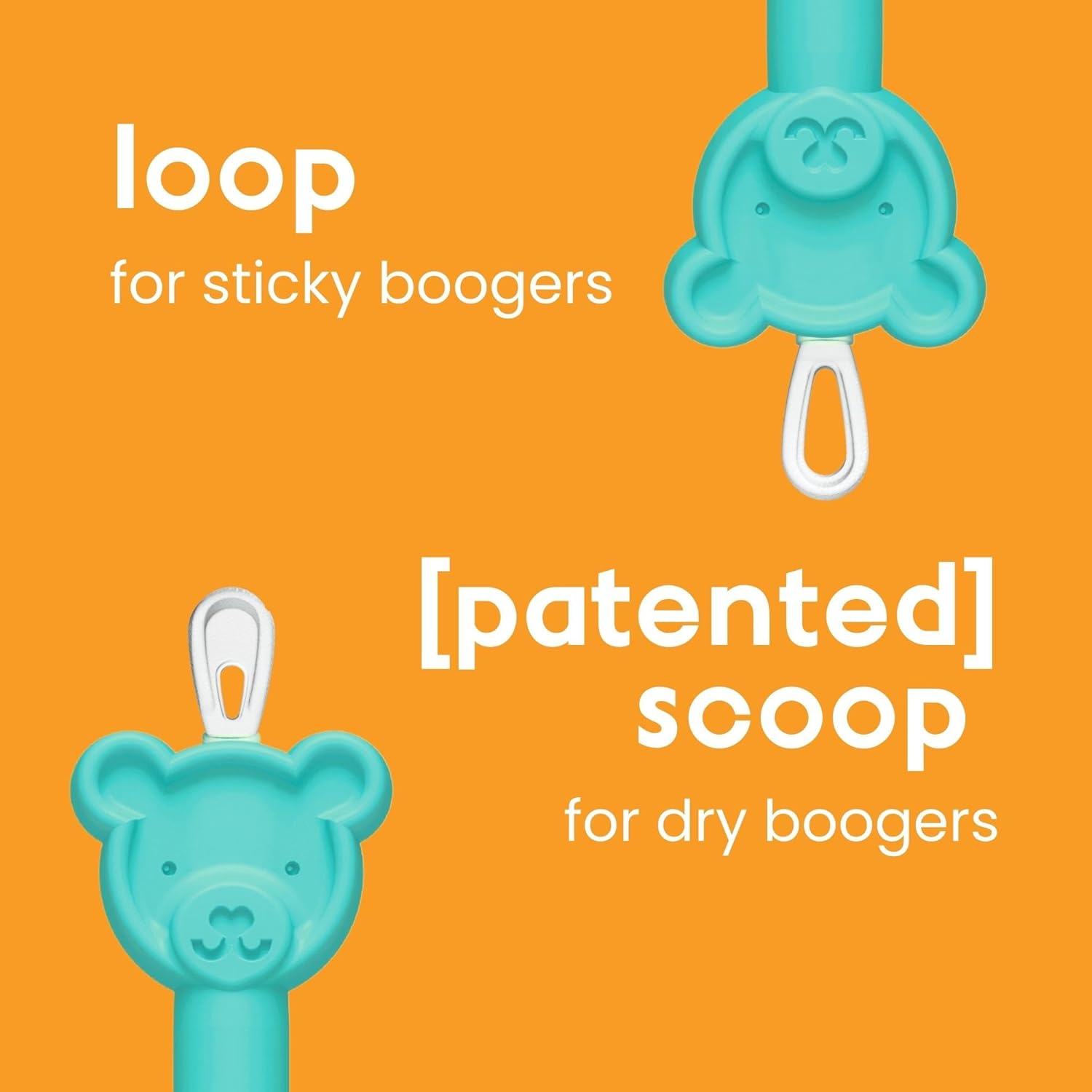 Oogiebear Baby Nasal Aspirator Bulb and 2-in-1 Nose Booger Snot