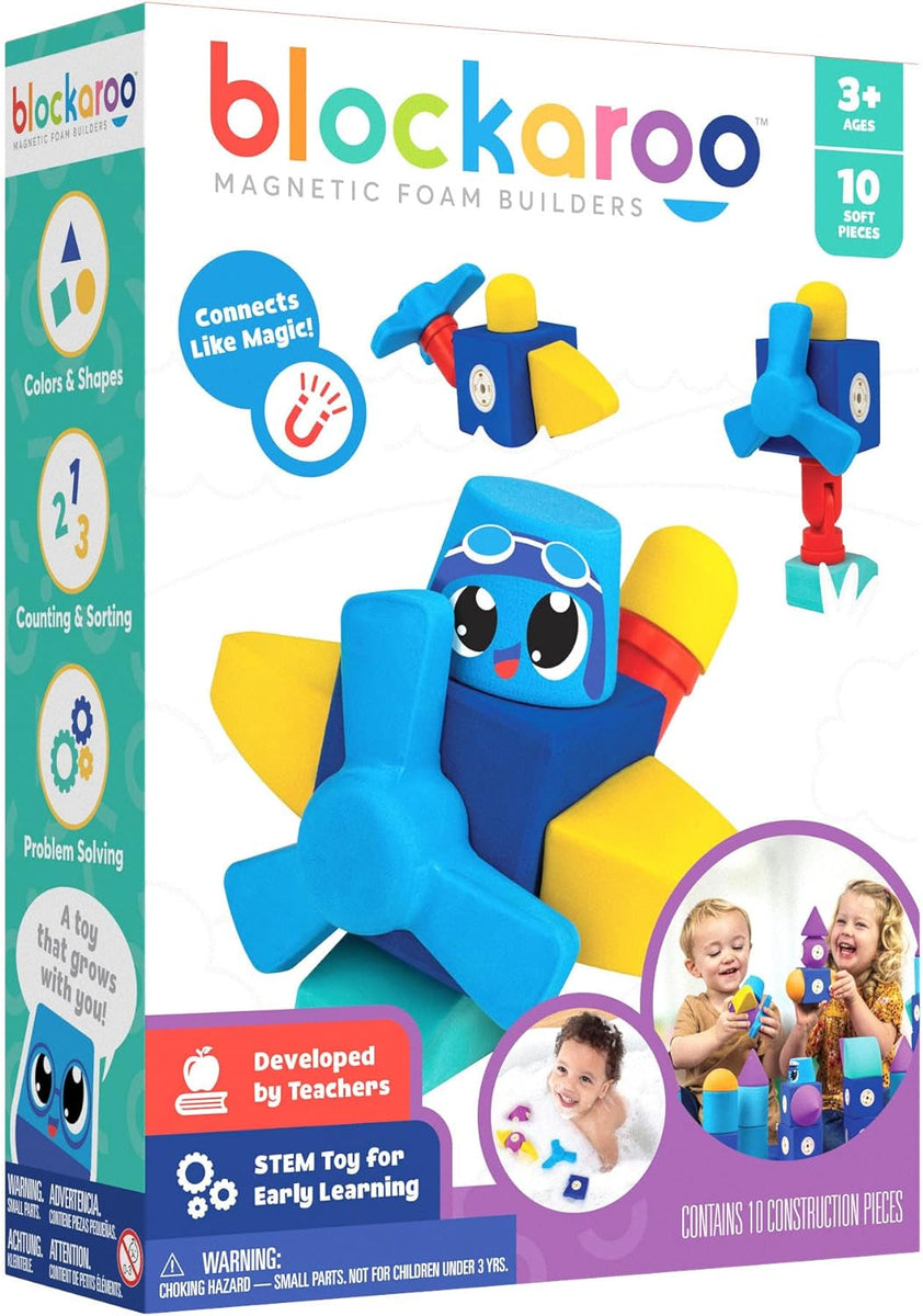 Blockaroo Airplane | Small – Modern Natural Baby