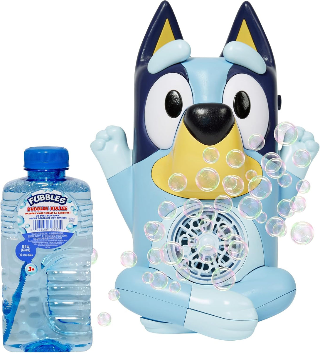 Bubble Machine Blue Bluey Musical Bubble Machine – Modern Natural Baby