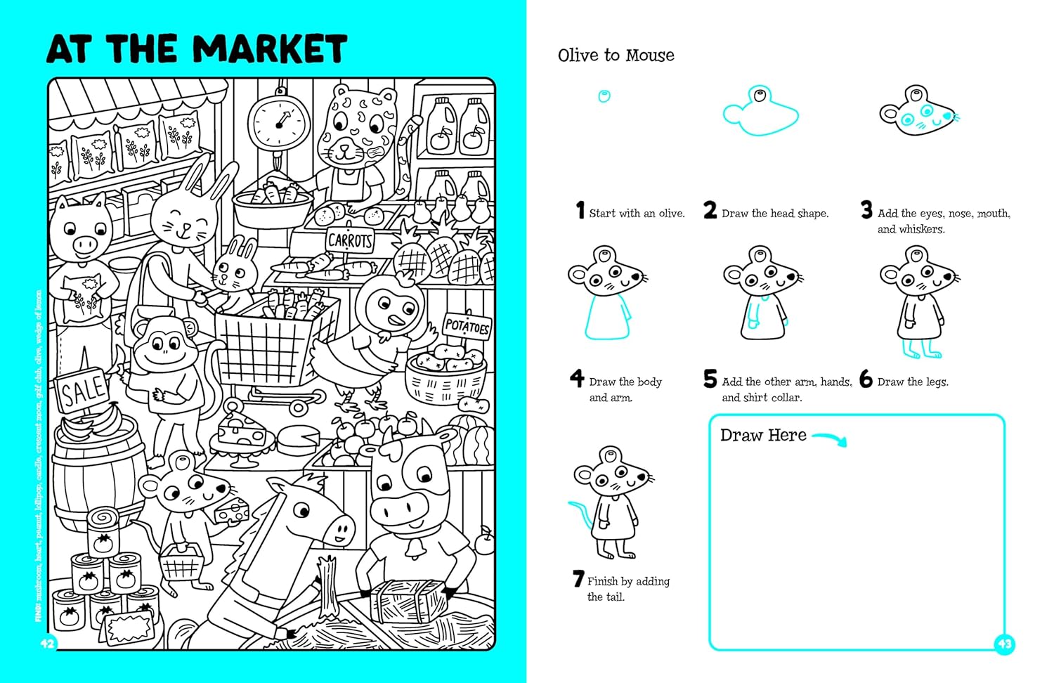 Hidden Drawing Simple How to Draw Hidden Pictures – Modern Natural Baby