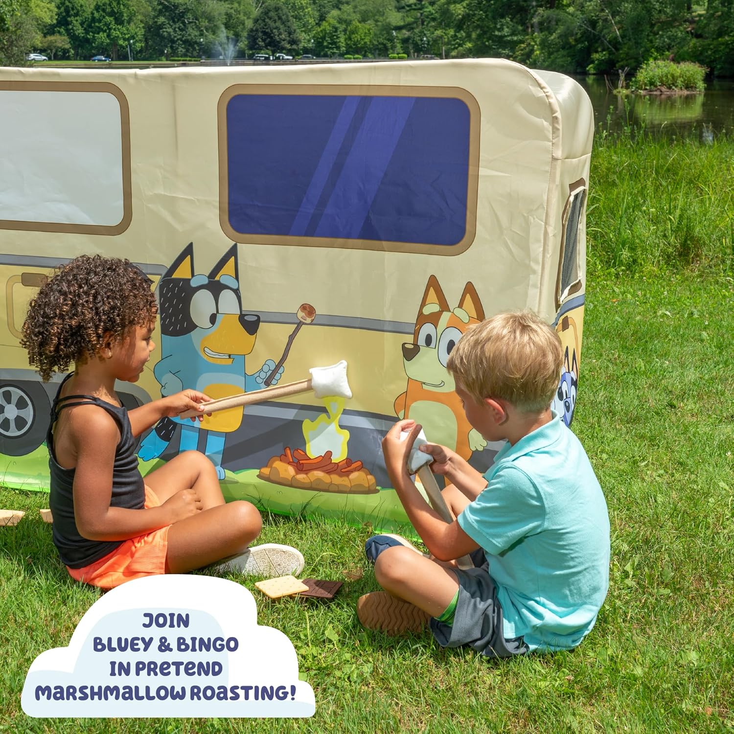bluey tent Bluey Camping Activity Fort
