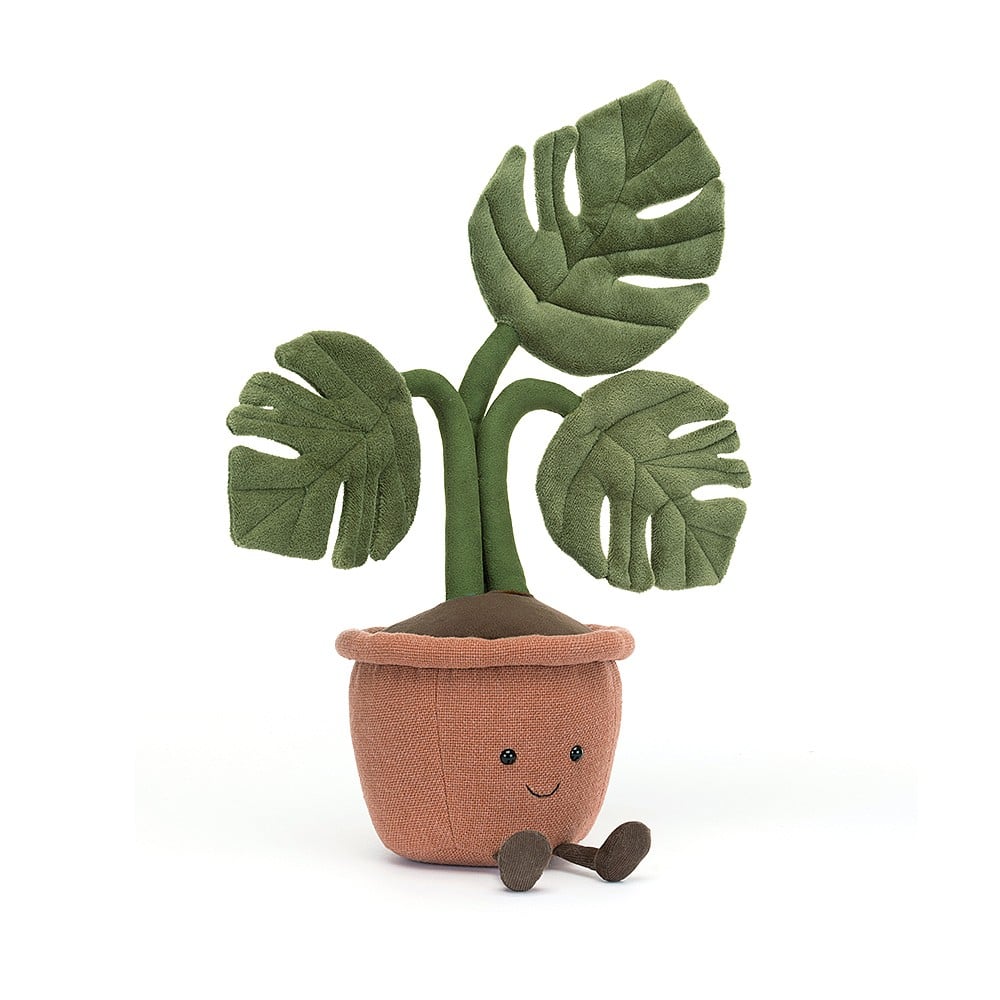 jellycat amuseable monstera plant Jellycat Amuseables Monstera Plant