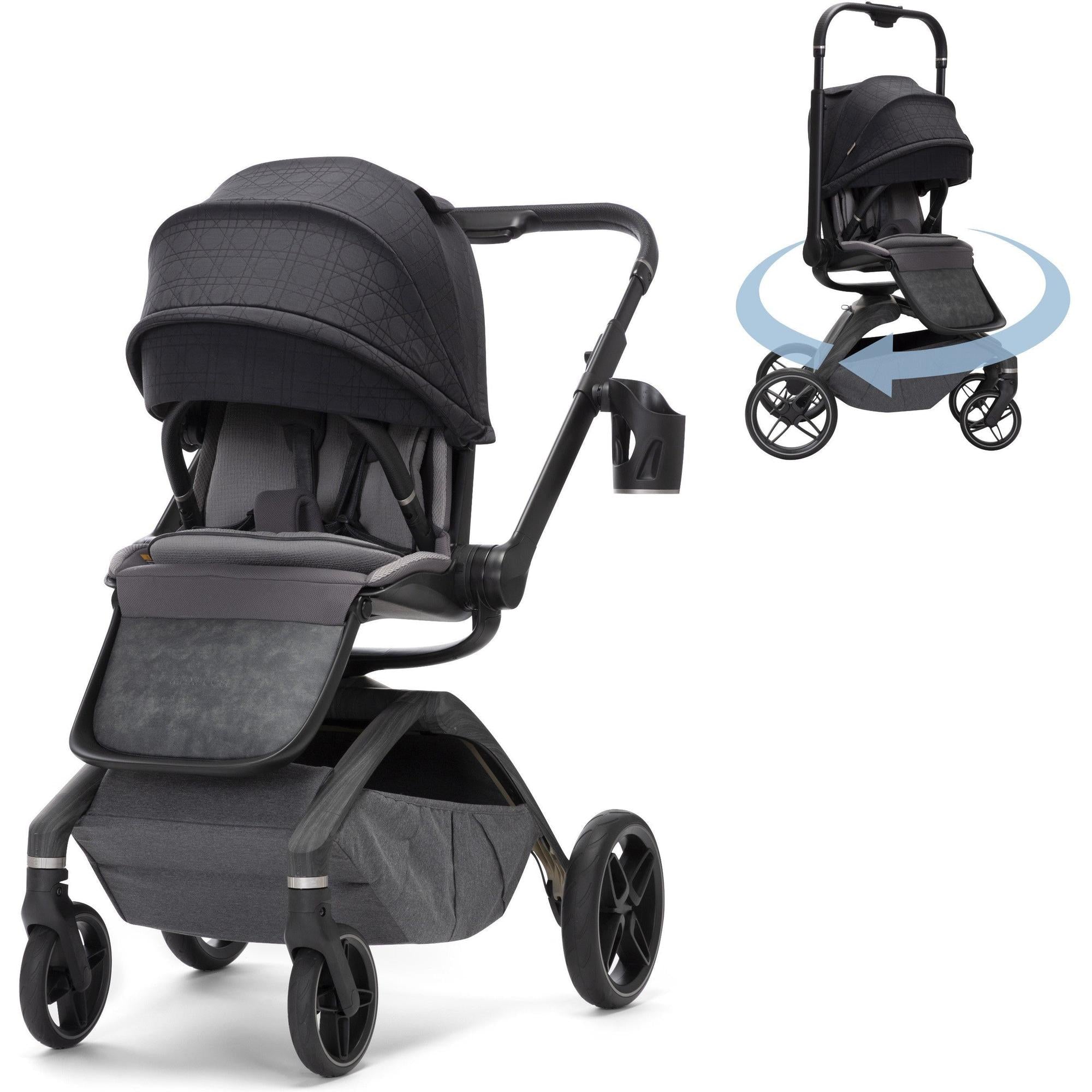stroller that grows with baby Maxi-Cosi Kindred Tana 360° Rotating Modular Stroller – Modern Natural Baby