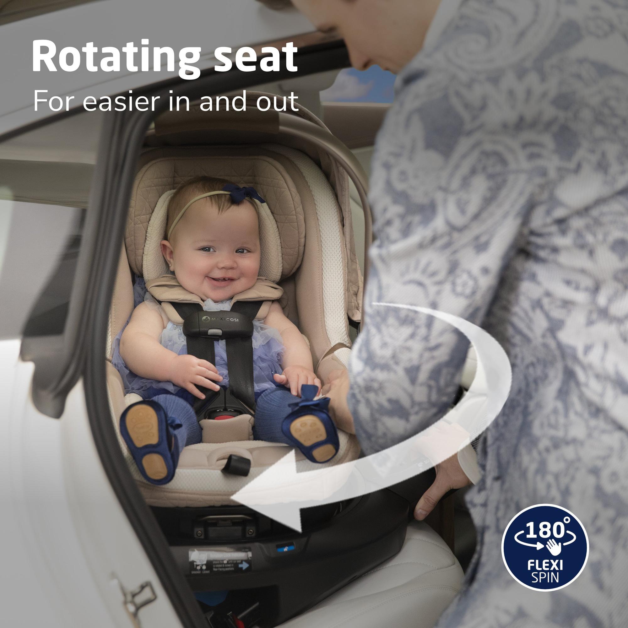 Maxi-Cosi Kindred Peri 180° Rotating Infant Car Seat – Modern Natural Baby