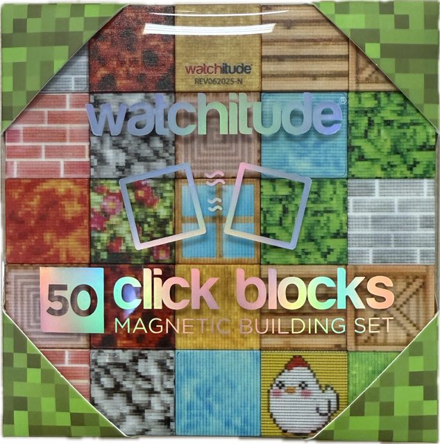 Watchitude Click Blocks Set | 50 pc – Modern Natural Baby
