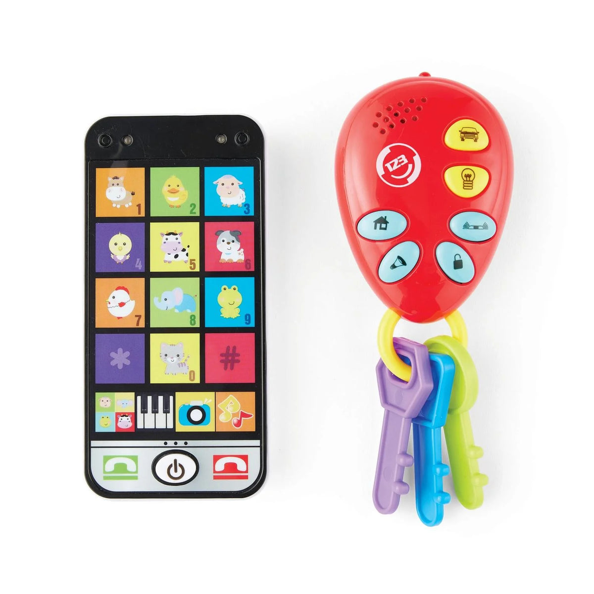 Kidoozie Phone & Keys Combo Set – Modern Natural Baby