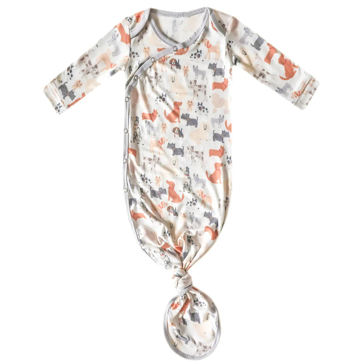 Copper Pearl Knotted Gown | Rufus – Modern Natural Baby