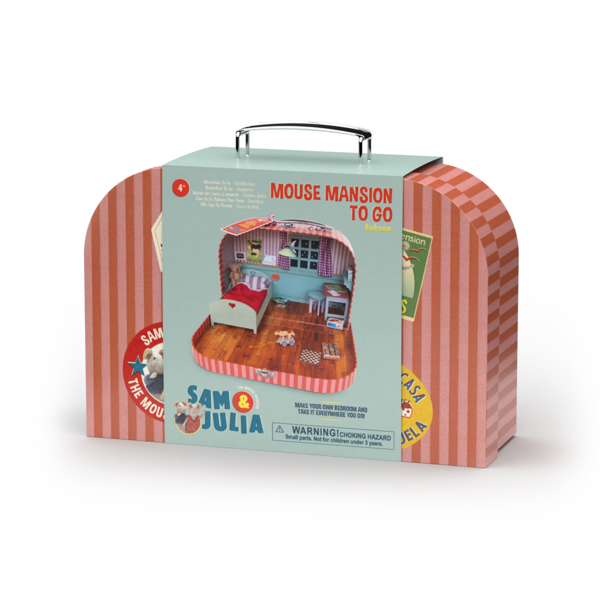 Sam & Julia Mouse Mansion To Go Bedroom Modern Natural Baby