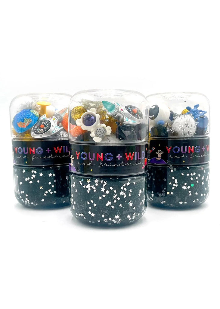 Young + Wild and Friedman Grab & Go Dough Jar | Space – Modern Natural Baby