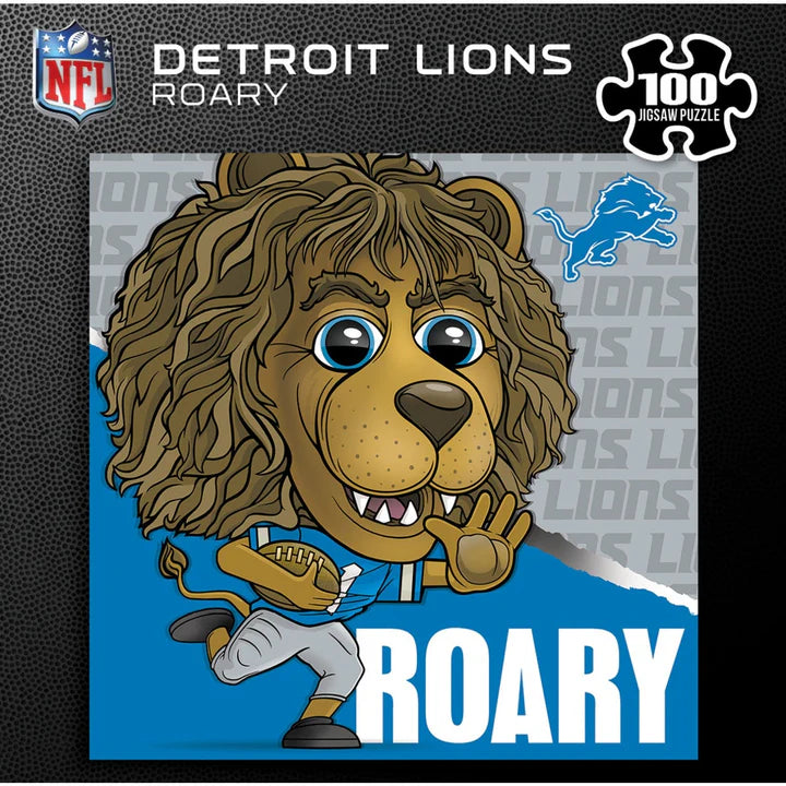 Roary Detroit Lions Mascot 100 Piece Jigsaw Puzzle – Modern Roary Detroit Lions Mascot 100 Piece Jigsaw Puzzle – Modern