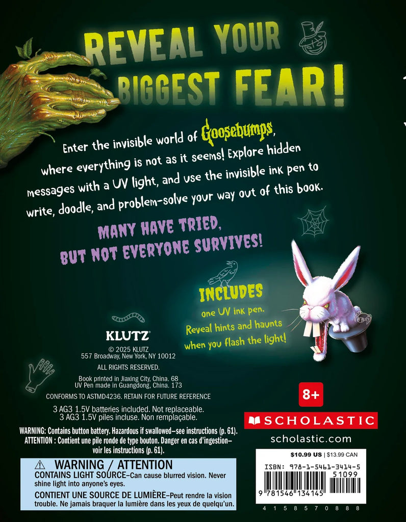 Goosebumps Haunted Ink Activity Book – Modern Natural Baby
