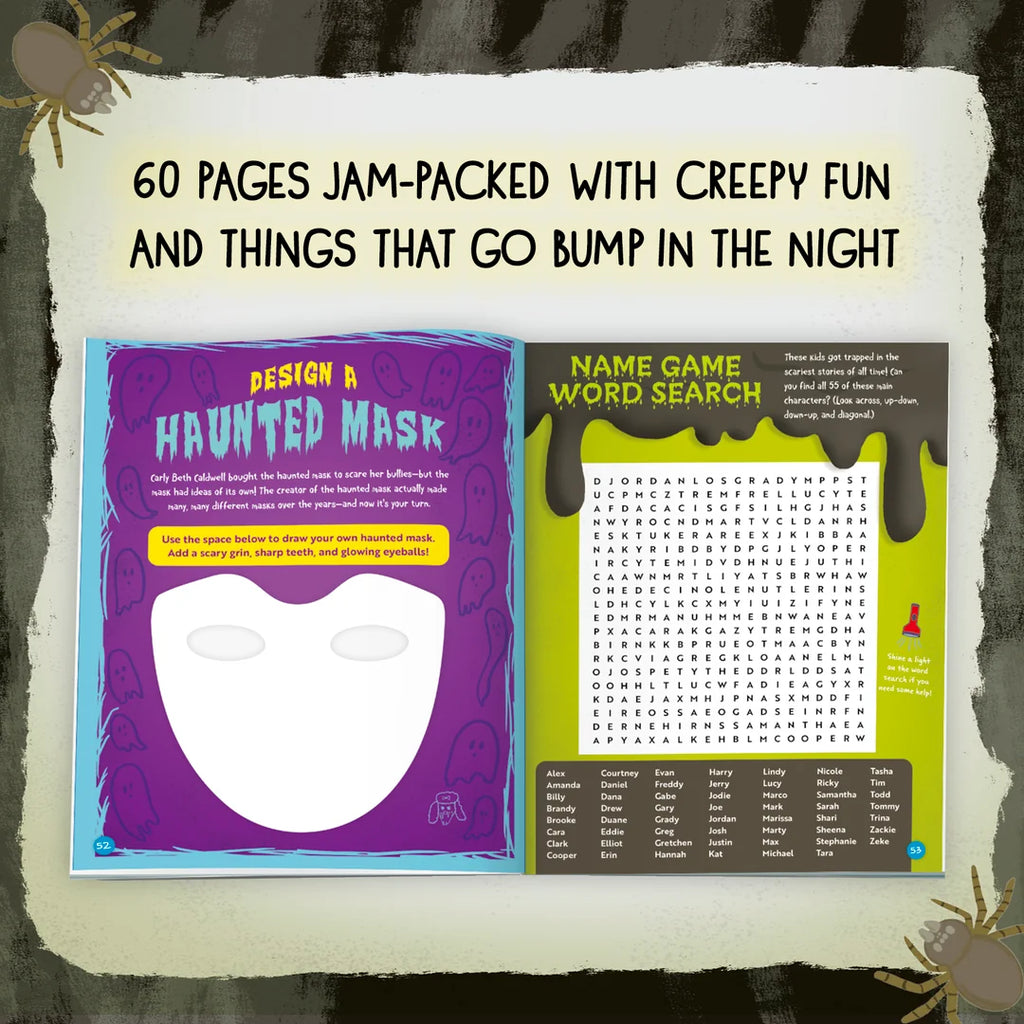 Goosebumps Haunted Ink Activity Book – Modern Natural Baby
