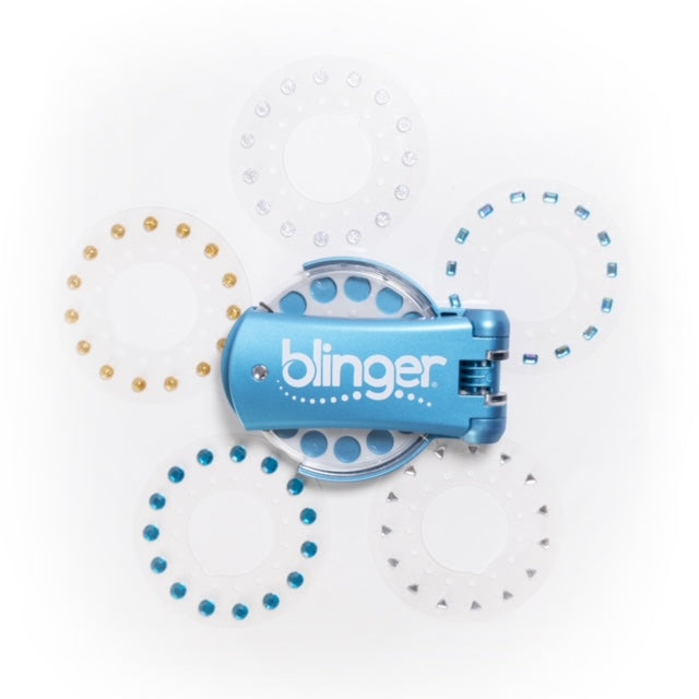 Blinger Kids Hair Styling Tool Starter Kit w/ 150 Rhinestones 