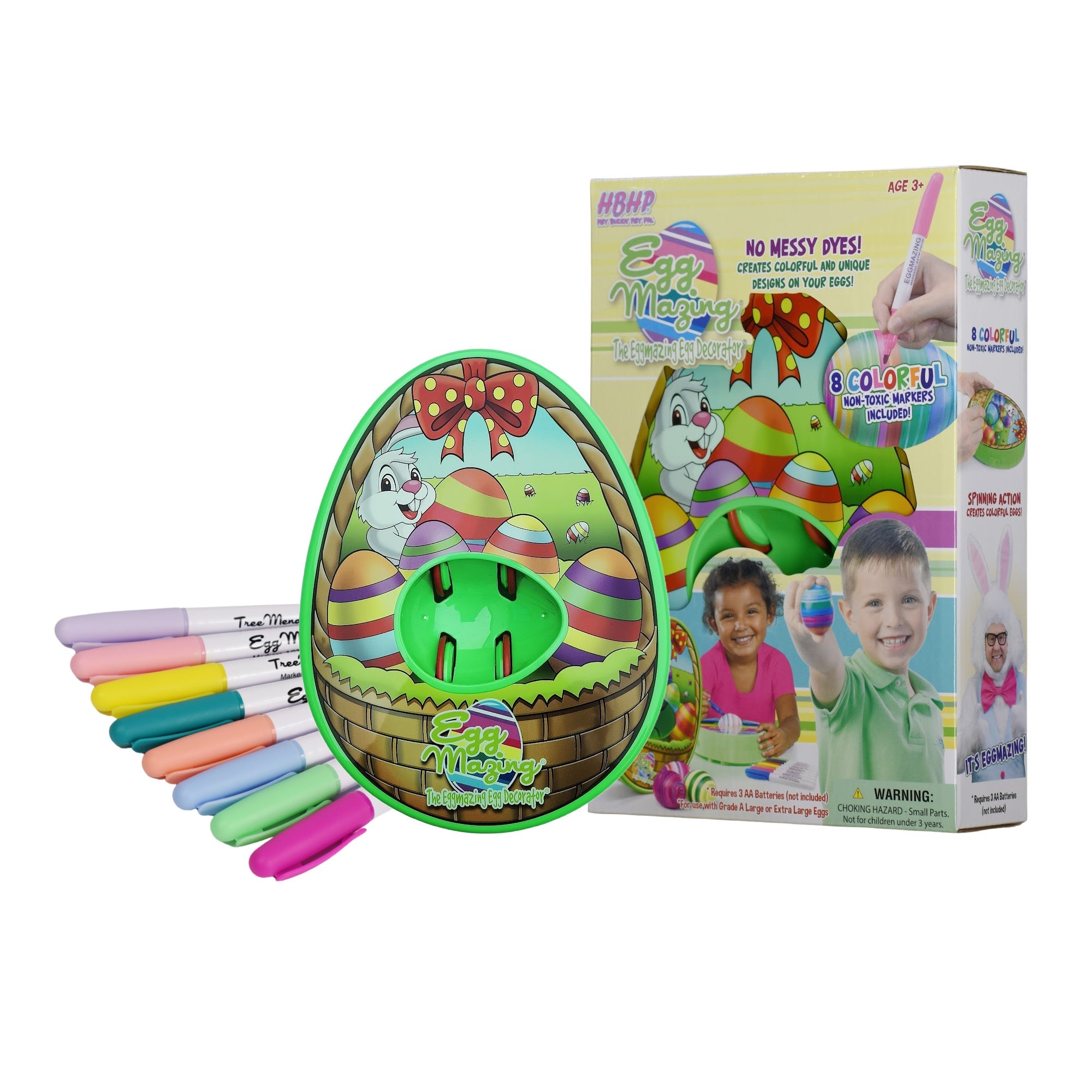 Eggmazing Egg Decorator  Easter Basket – Modern Natural Baby