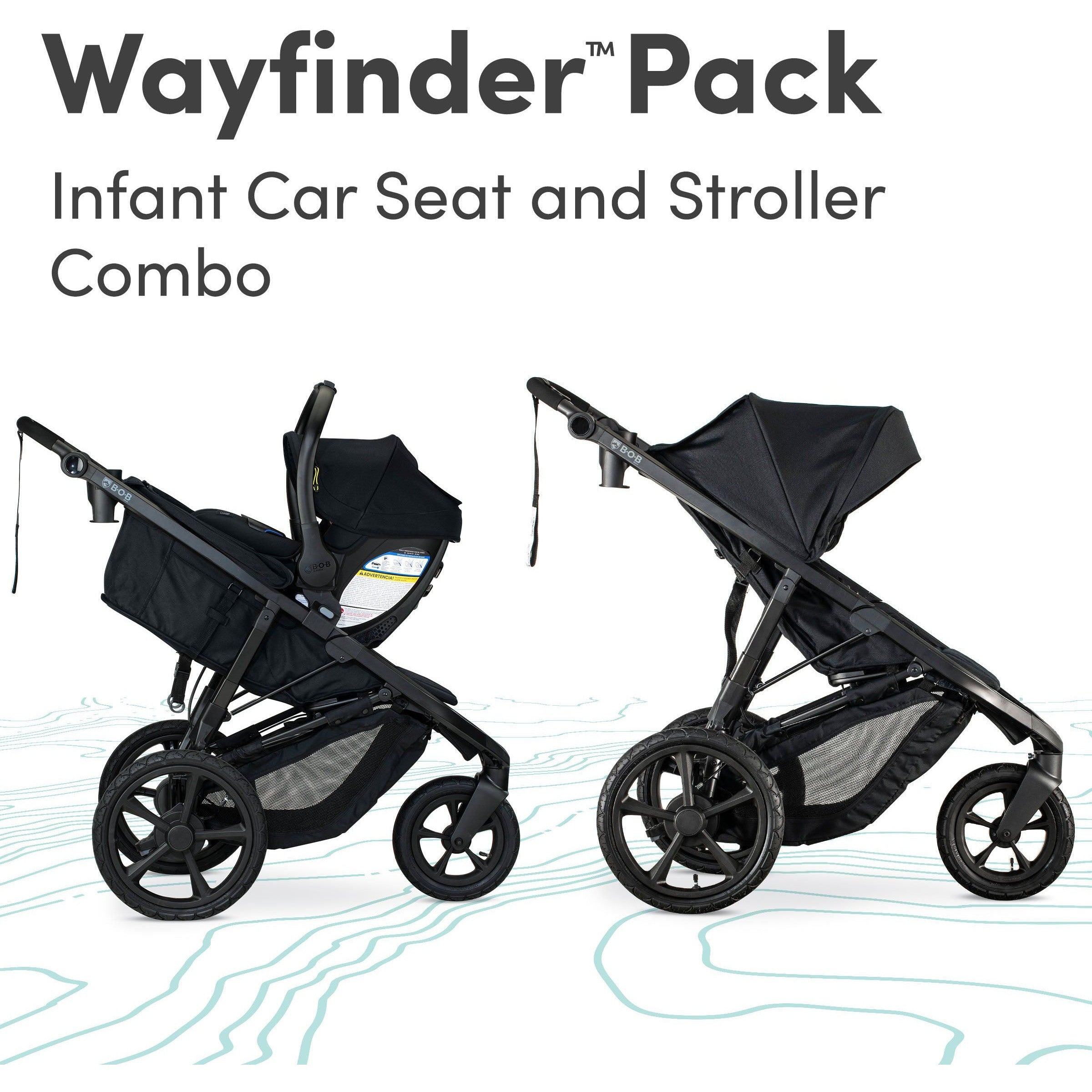 BOB Wayfinder Travel System – Modern Natural Baby
