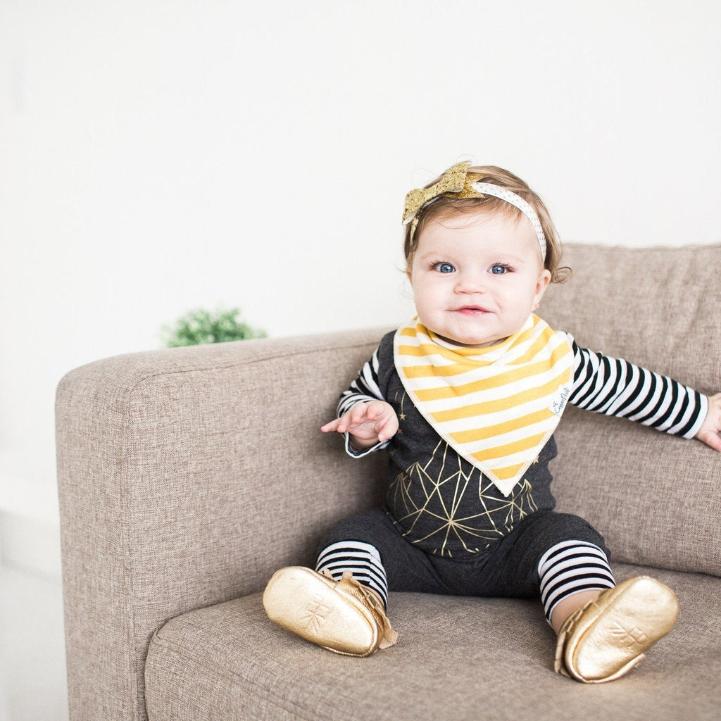 Baby Bandana Bibs - Alpine - Copper Pearl - 6