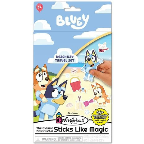 Colorforms Bluey Travel Set – Modern Natural Baby