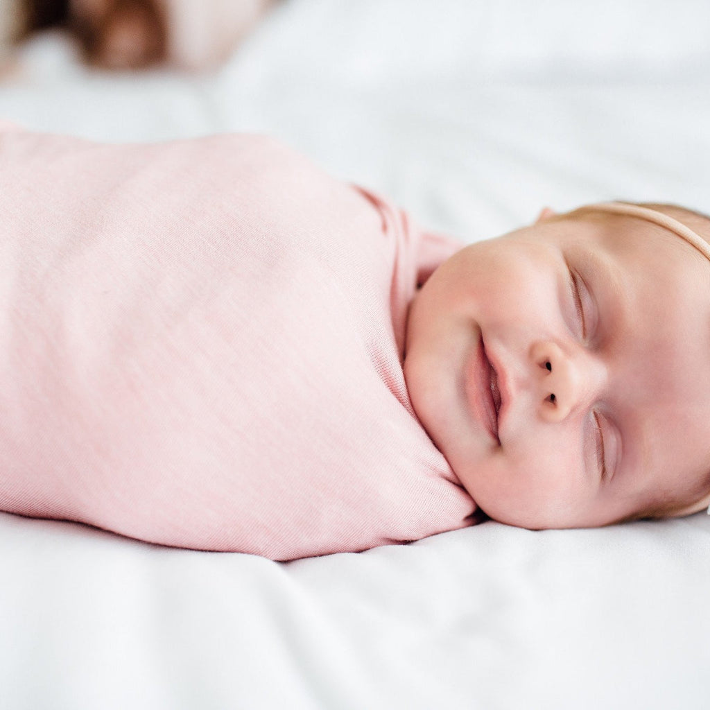 Knit Swaddle Blanket - Darling Single - Copper Pearl - 6