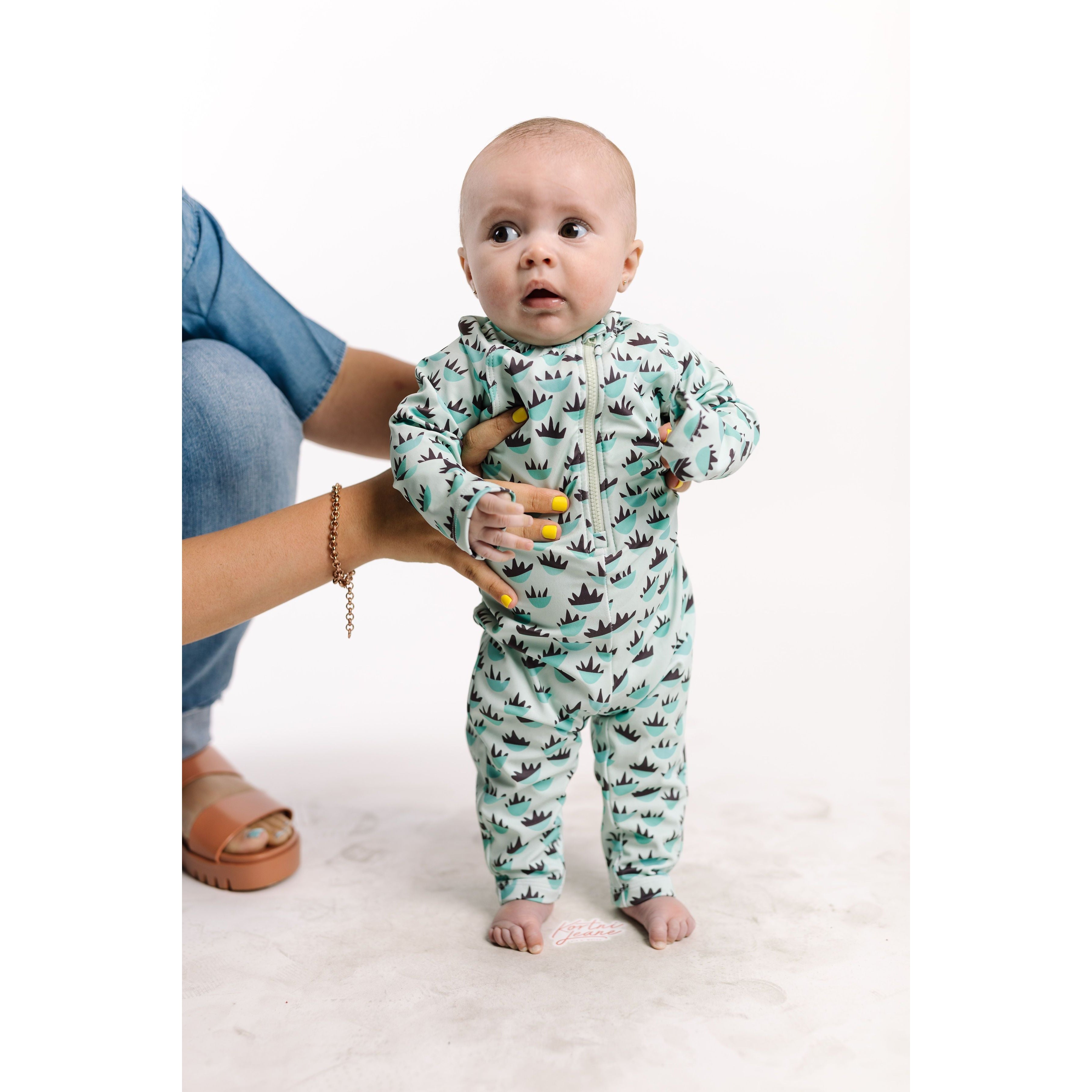 Kortni Jeane Swimwear MRG 1pc Mint Bowls – Modern Natural Baby