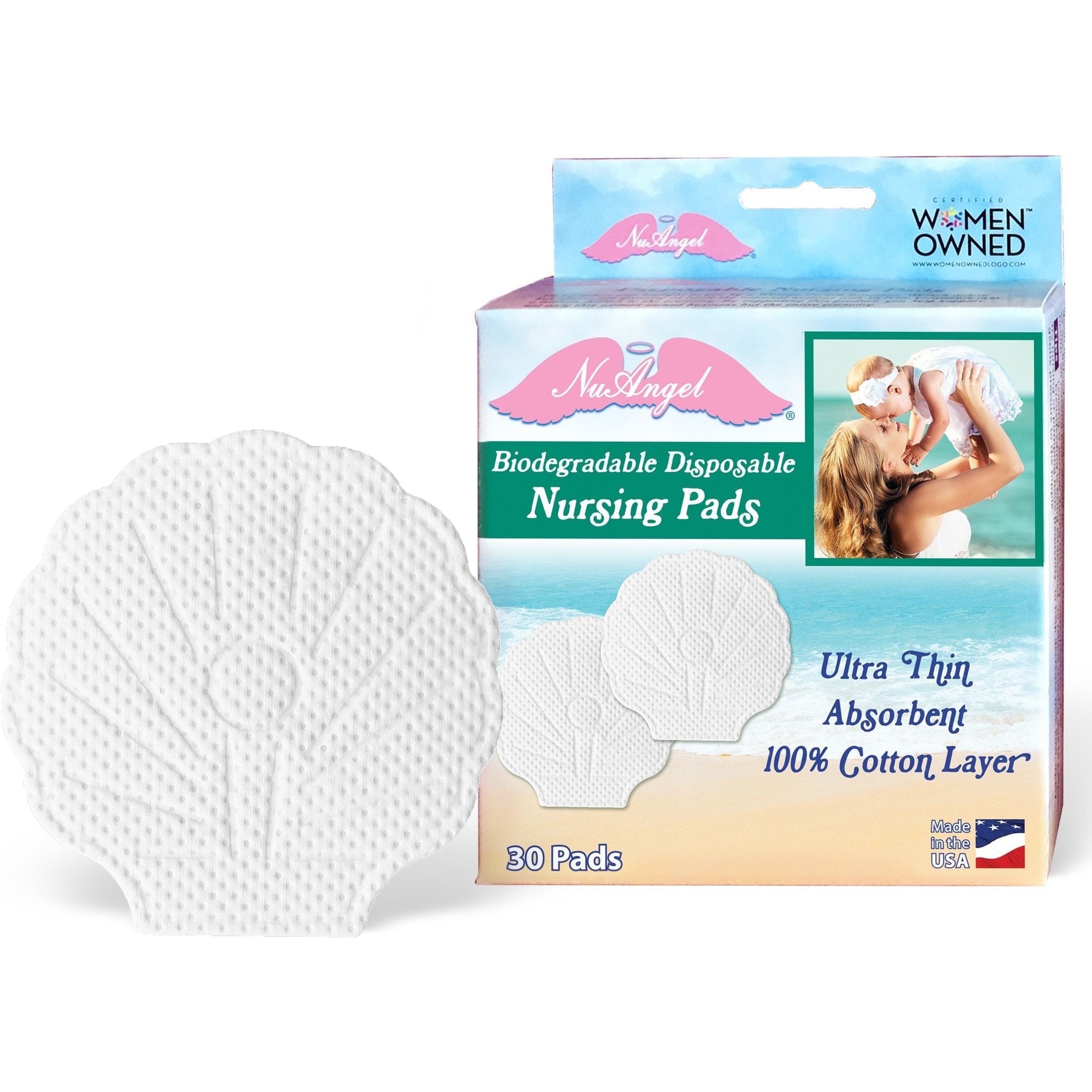  NuAngel Nursing Pads: Biodegradable and Disposable, Essential  for Newborn Care, Perfect Breast Pads for Leaking Milk, High-Quality Nipple  Pads for Nursing Newborns, Must-Have for Breastfeeding Moms : Nursing Bra  Pads 