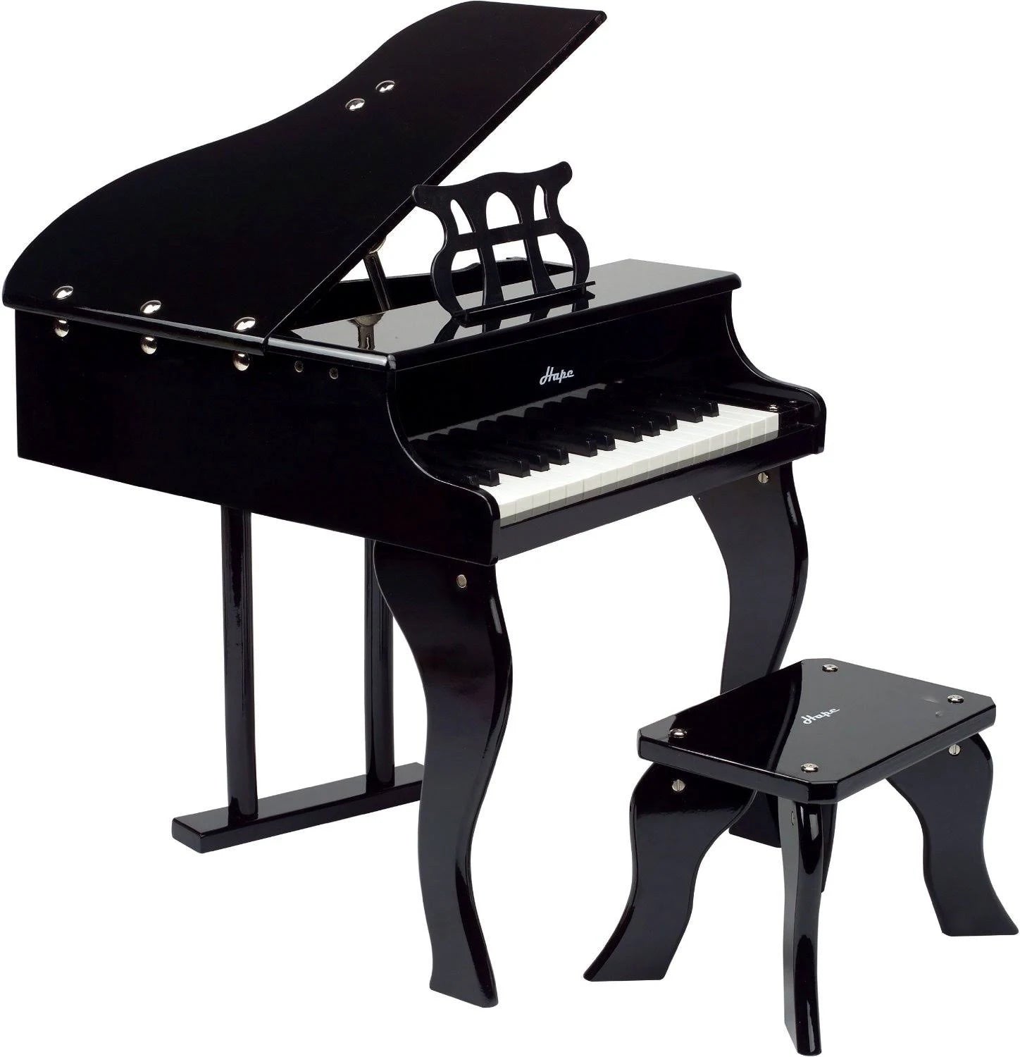 Hape Happy Grand Piano Black Modern Natural Baby